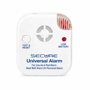 SUA-1 Fall Alarm Monitor for elderly fall and wandering prevention. This alarm monitor works with all Secure brand wired bed, chair, and wheelchair seat belt sensors.