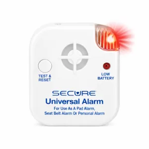 SUA-1 Fall Alarm Monitor for elderly fall and wandering prevention. This alarm monitor works with all Secure brand wired bed, chair, and wheelchair seat belt sensors.