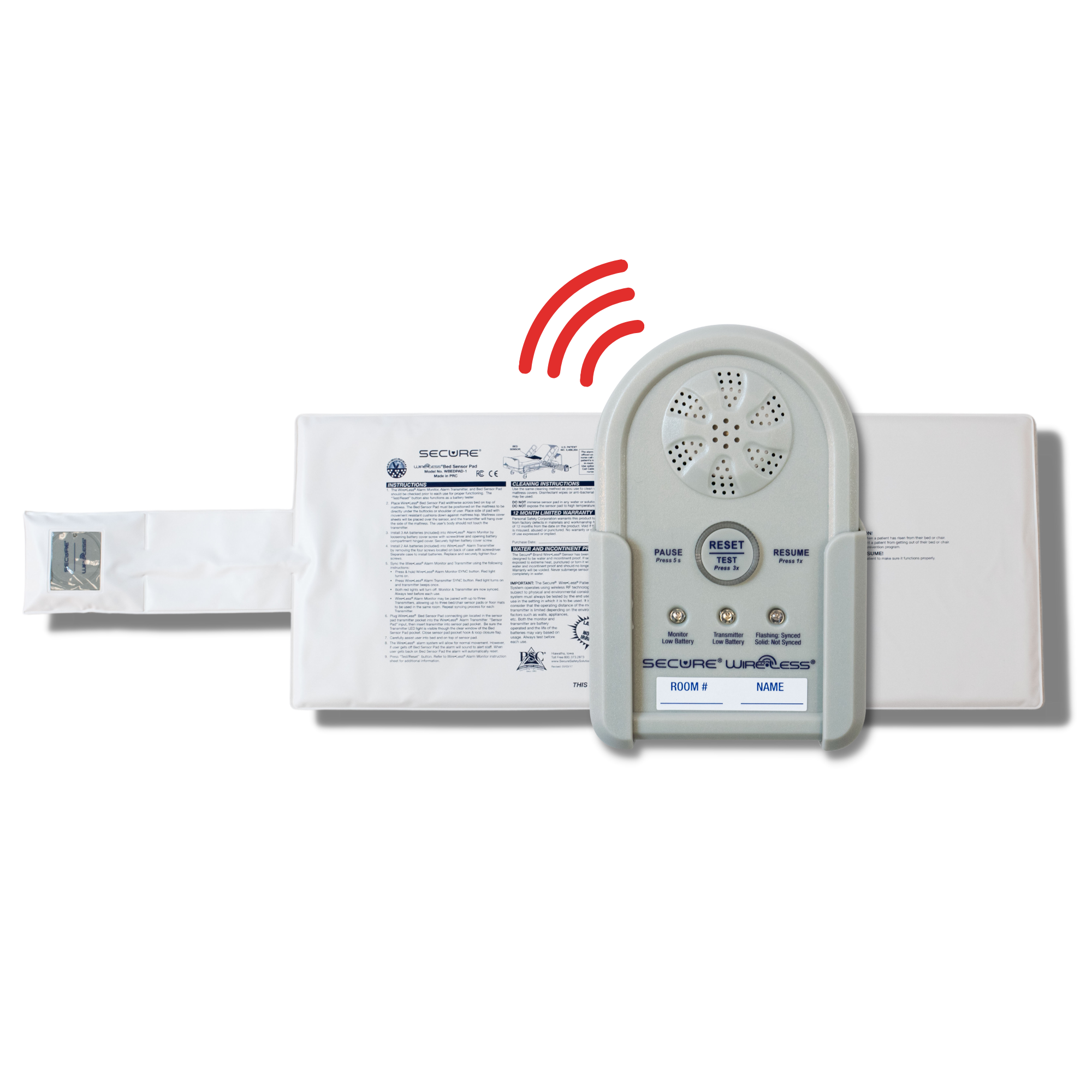 Wireless Bed Alarm for Elderly Fall Prevention