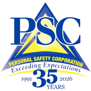 PSC Logo 1991-2026 Exceeding Expectations for 35 Years
