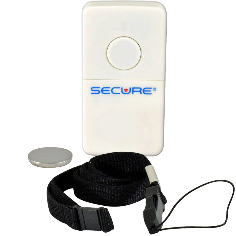 Wireless Sensor Pad Transmitter or Nurse Call Button w/Lanyard/battery
