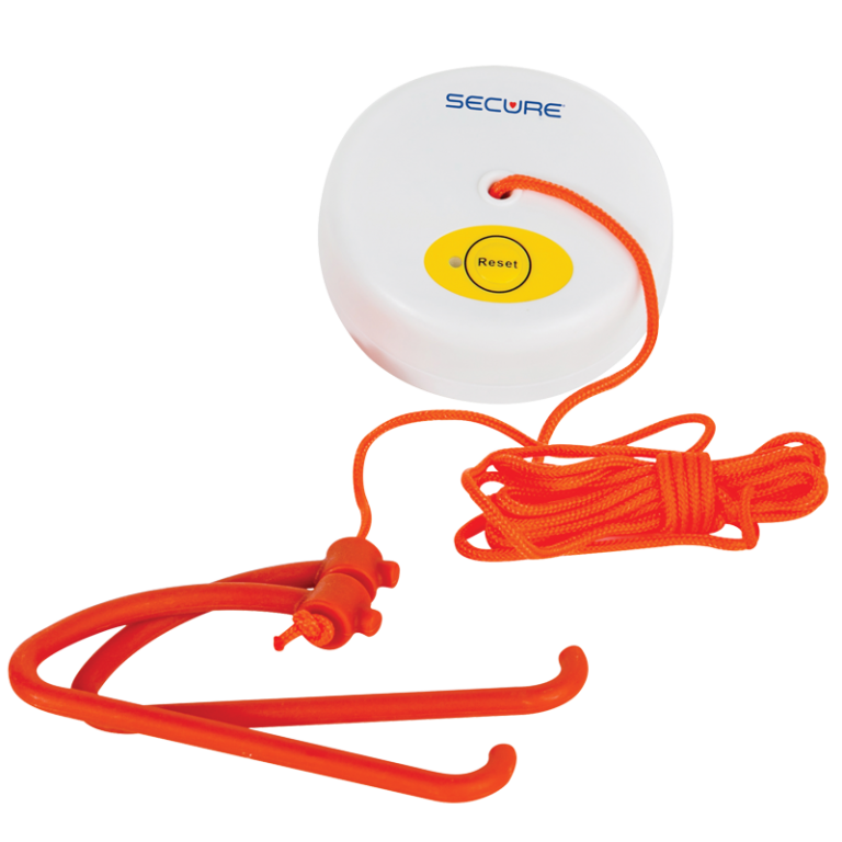 String Fall Monitor Secure Alert-Mate Pull String Tab Alarm Monitor for Elderly Fall Prevention