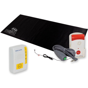 Caregiver Alert System Fall Alarm Monitor & Pager Alert Mat-2 Set