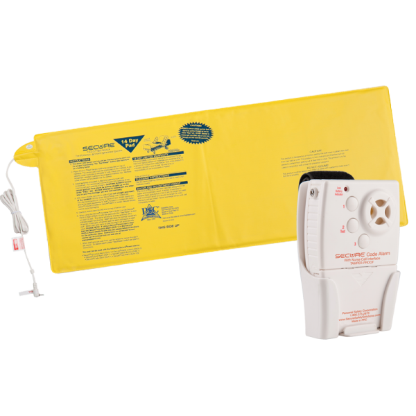 Secure® 14 Day Code Fall Monitor Bed Pad Set-4
