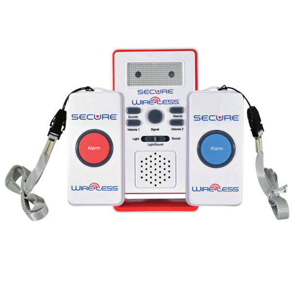 Two Call Button Caregiver Alert System - Front