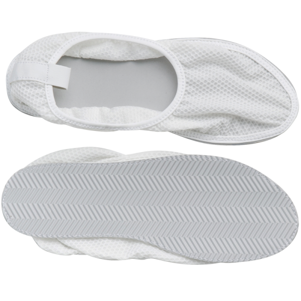 Secure® Fall Management Slip-Resistant Shower Shoes - mesh top, bottom tread