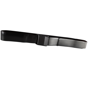 Secure® EZ Clean Vinyl Gait Belt with EZ Release Plastic Buckle - Black