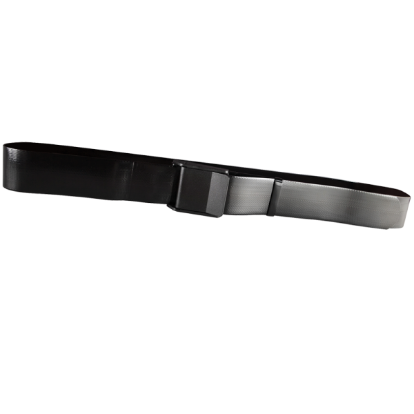 Secure® EZ Clean Vinyl Gait Belt with EZ Release Plastic Buckle - Black