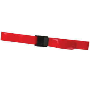 Secure® EZ Clean Vinyl Gait Belt with EZ Release Plastic Buckle - Red