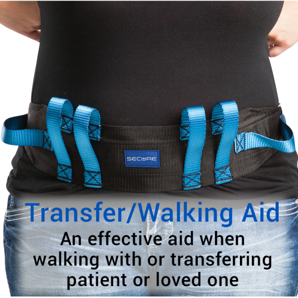 Secure® Six Hand Grip Transfer & Walking Belt - Transfer/Walking Aid