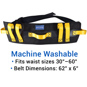 Secure® Ultra Wide Transfer & Walking Gait Belt - Machine Washable