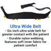 Secure® Ultra Wide Transfer & Walking Gait Belt- six inches wide