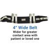 Secure® Six Hand Grip Transfer & Walking Belt - 4" Wide Belt