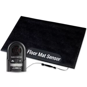 MAT-3 SET floor mat bed exit alarm set helps caregivers know when a fall-risk individual tries to leave the bed or room.