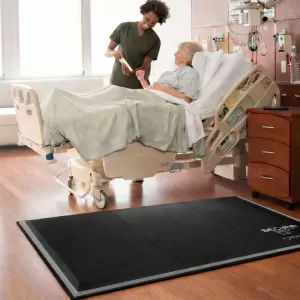 SBEV-1W Bedside Fall Safety Floor Mat with Glow Strips for elderly fall injury prevention