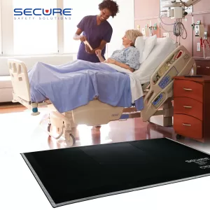 SBEV-1W Bedside Fall Safety Floor Mat with Glow Strips for elderly fall injury prevention