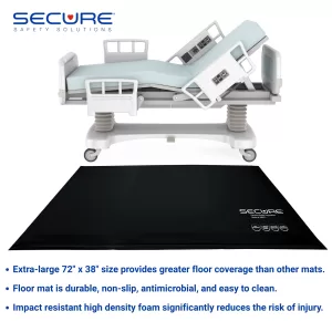 SBEV-1 Bedside Fall Safety Floor Mat for elderly fall injury prevention