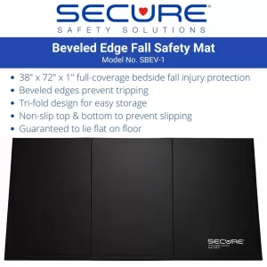 SBEV-1 Bedside Fall Safety Floor Mat for elderly fall injury prevention