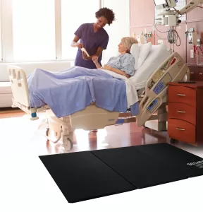 Secure® Tri-Fold Bedside Fall Safety Floor Mat for Elderly Fall Prevention