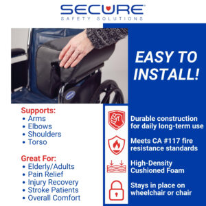 SDAS-1 Wheelchair Armrest Support Cushion