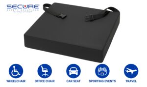 SGSC-1 Wheelchair Gel Seat Cushion with Safety Strap