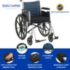 SGSC-1 Wheelchair Gel Seat Cushion with Safety Strap