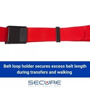 SPGB-60R EZ Clean Wipeable Gait Belt for safer patient transfers and walking.