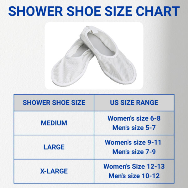 SRSS-1 Slip-Resistant Shower Shoes for Elderly Fall Prevention