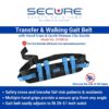 STWB-52 gait belt with handles for safe transfer and walking. Safely move and transfer fall-risk patients and residents. Multiple hand grips provide a secure grip from any angle. The gait belts adjusts to fit 28-51 inch waist.