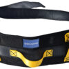 Secure bariatric gait belt with seven handles for safe patient transfer and walking.