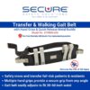 STWBM-60G Transfer Gait Belt with Handles for safe transfer and walking. Safely move and transfer fall-risk patients and residents. Multiple hand grips provide a secure grip from any angle. The gait belts adjusts to fit 30-60 inch waist.
