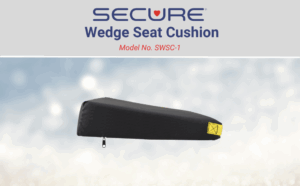 Secure® Wedge Seat Cushion w/Safety Straps - WC