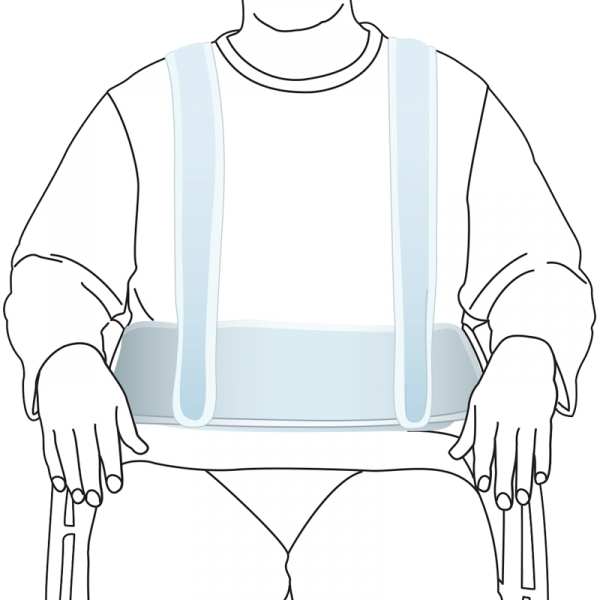 SecureÂ® Torso Support Self-Release Wheelchair Positioning Harness
