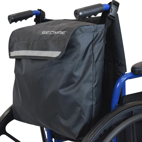 SecureÂ® Wheelchair/Walker Backpack, Black/ReflectiveÂ 