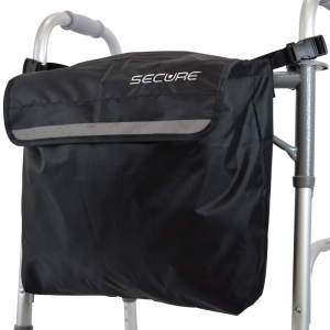 Secure® Wheelchair Backpack, Black/Reflective - Walker