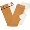 Ultra Soft Wound Prevention SecureSleeves for Arms in Brown/Ivory - folded