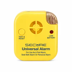 SUA-1Y Fall Alarm Monitor for elderly fall and wandering prevention. This alarm monitor works with all Secure brand wired bed, chair, and wheelchair seat belt sensors.
