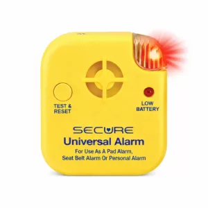 SUA-1Y Fall Alarm Monitor for elderly fall and wandering prevention. This alarm monitor works with all Secure brand wired bed, chair, and wheelchair seat belt sensors.