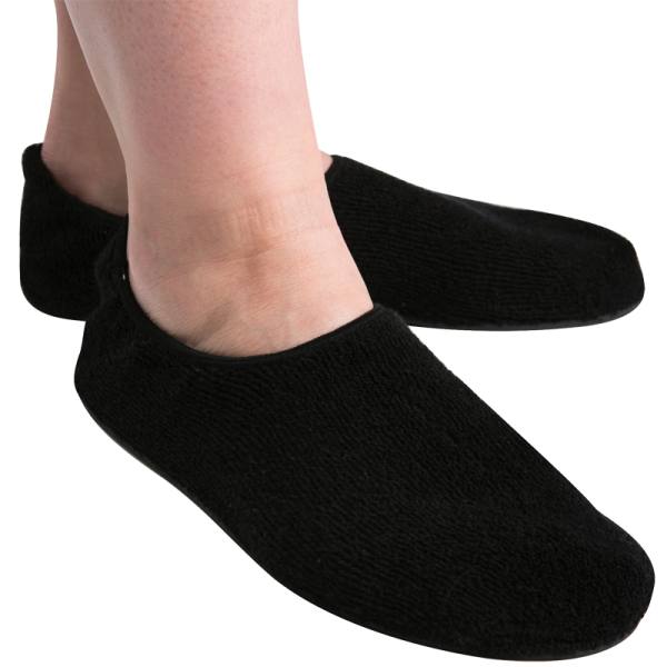Fall Management Slippers in Black