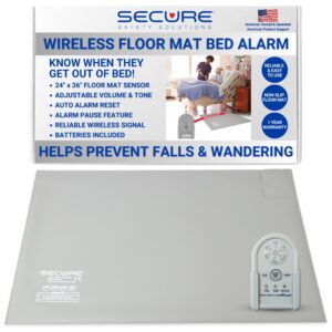 Wireless Floor Mat Alarm Set for elderly fall prevention