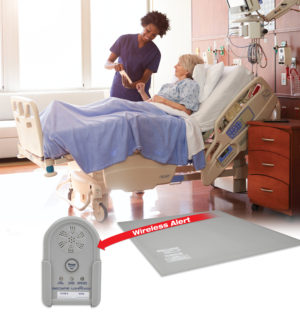 Wireless Floor Mat Alarm Set for elderly fall prevention