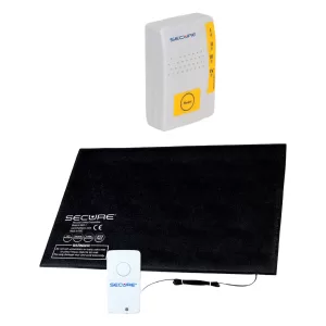 Secure® Floor Mat Bed Alarm System with Wireless Caregiver Pager