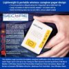 Wireless Caregiver Pager being held by caregiver.