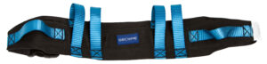 STWB-52 gait belt with six handles and clip buckle.