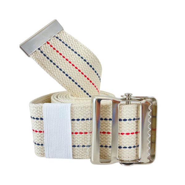 SGBM-60S 60 inch gait belt with quick-release metal buckle.