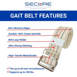 Secure SGSC-1 Gel Seat Cushion with Safety Straps